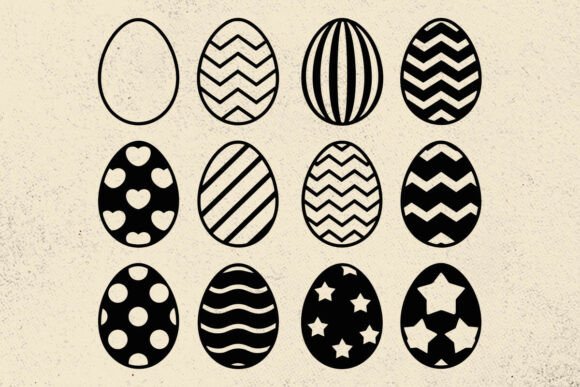 Download Easter Egg SVG Files, Easter Silhouette - Premium Bundle