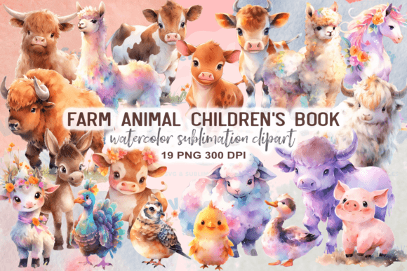 Download Farm Animal Children's Book Clipart - Premium Resources